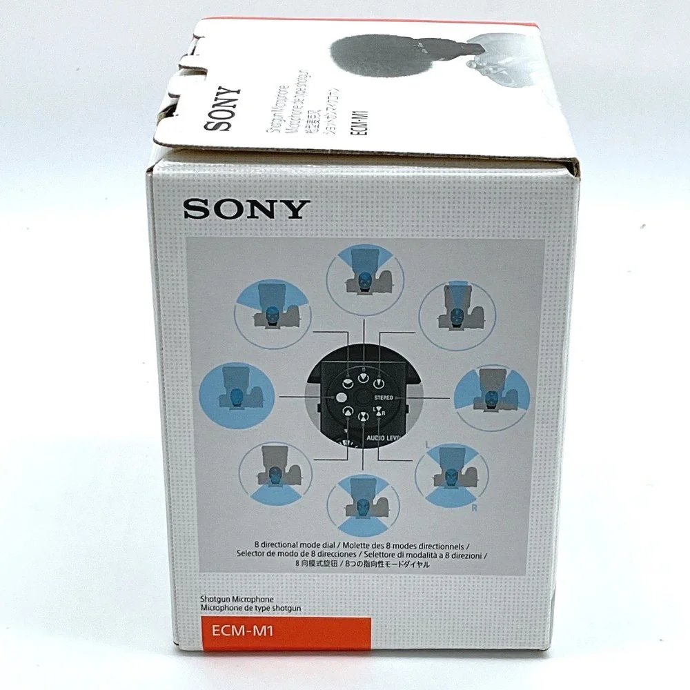 Sony ECM-M1 Shotgun Microphone Digital Multi Interface Shoe Mic Black NEW